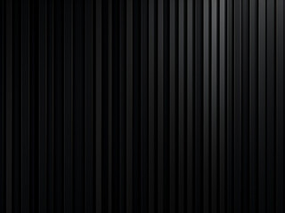 Geometric elegance: Stripes on a black background. AI Generation.