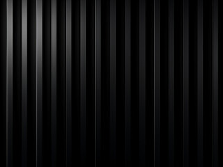 Stylish contrast: Stripes over black. AI Generation.