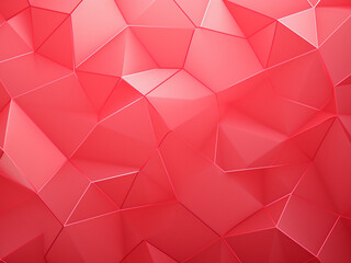 An eye-catching red tessellation image. AI Generation.