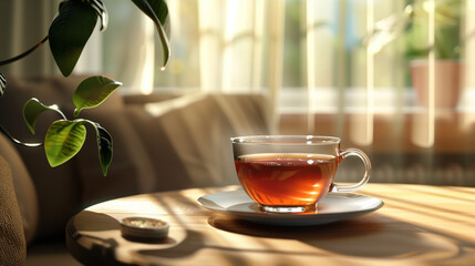 Cup of tea 3D render
