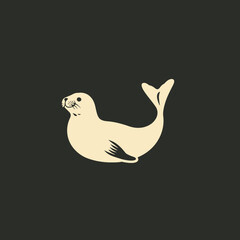Seal Simple Minimalist logo
