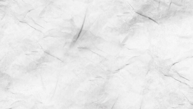 Stop motion animated paper texture background. Crumpled White Paper Looping Animation in 4k. Quick changing.