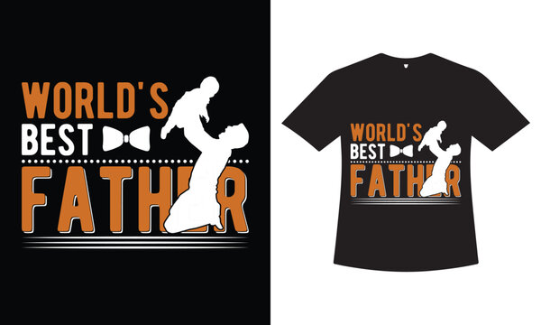 Father's Day t-shirt design vector image. dad day t-shirt 