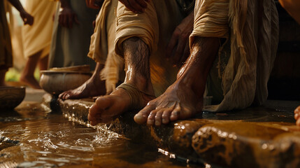 lavar os pés de cristo 