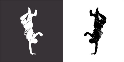IIlustration Vector graphics of dance dance icon