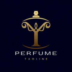 Letter Y Perfume Logo Design, Elegant Luxury Scent Initial Logo