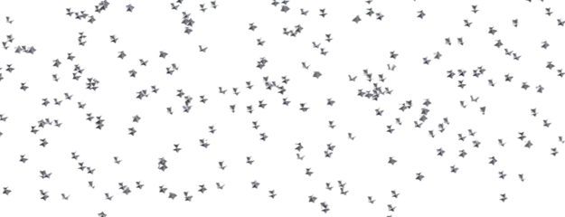 Foto op Plexiglas Festive Celestial Cascade: Mesmerizing 3D Illustration of Descending Christmas Stars © vegefox.com