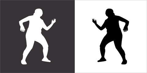 IIlustration Vector graphics of dance dance icon