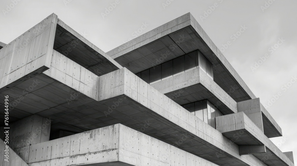 Poster brutalist architecture 
