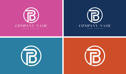 PB logo letter design on luxury background. PB logo monogram initials letter concept. BP icon logo design. PB elegant and Professional letter icon design on PB  BP