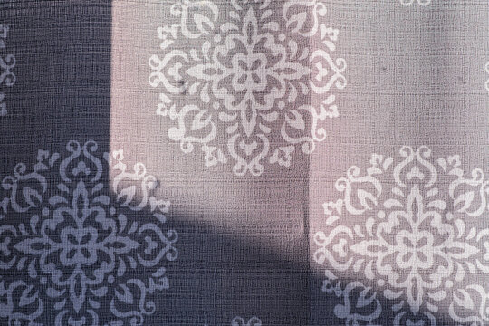 Abstract window curtins natural light copy space background image