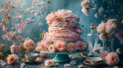 Dreamy Cake Fantasy, generative ai