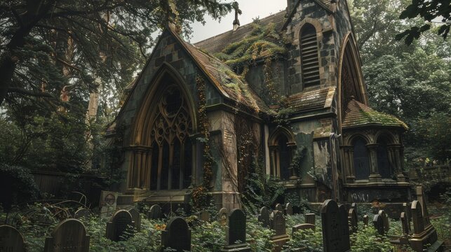 Nature's Sanctuary: The Apocalyptic Churchyard