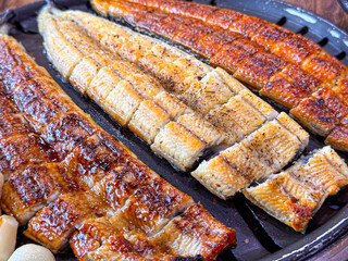Korean food. Grilled eel
