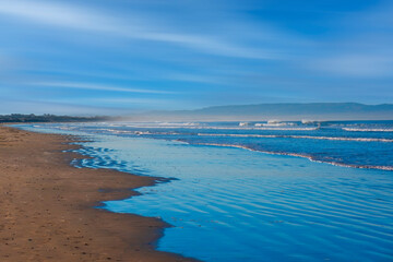 Pismo Beach, a vintage coastal city in San Luis Obispo County, California Central Coast, view from the Pismo Beach pier