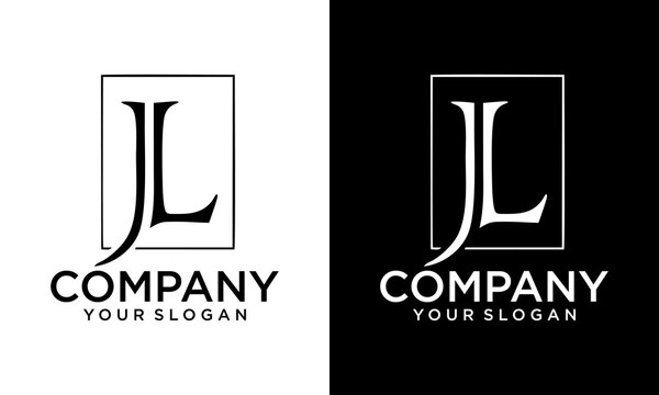 Creative letter JL Logo Design Vector Template. Initial Letter JL Logo Design