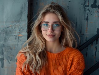 Fototapeta premium portrait of an attractive young woman. 