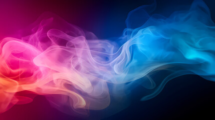 Fototapeta premium Colorful smoky light texture background