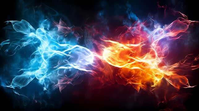 Smoke and particles texture background wallpaper