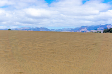 Maspalomas Dunes on Gran Canary Island Spain.