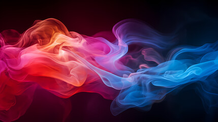 Fototapeta premium Colorful abstract smoke background