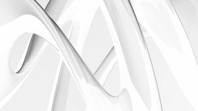 moderne elegante vision&auml;re Designform mit &auml;sthetischer Balance, visuelle Innovation, neuartige Methoden, Hintergrund, Geometrie, Wirbel, Kurven, grau