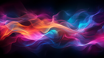 Obraz premium Colorful abstract smoke background