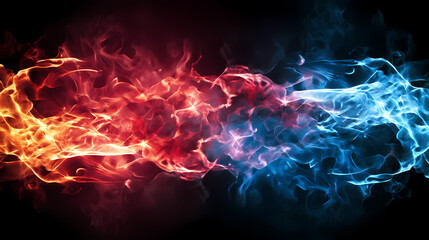 Colorful abstract smoke background