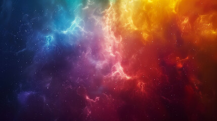background with colorful, glowing space with galaxies - obrazy, fototapety, plakaty