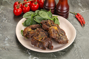 Grilled Lamb neck with spices