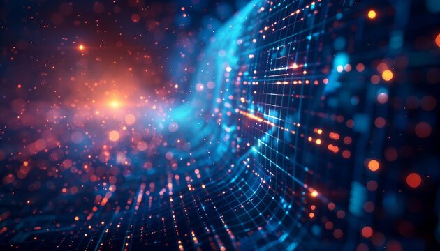 Semantic Web and Linked Data Concepts, the concept of digital data organization with an image featuring semantic web and linked data concepts, AI