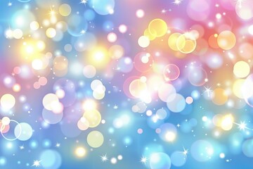 Obraz premium Ethereal Bokeh Background with a Pastel Color Palette