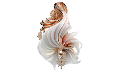 Transparent Backdrop for a Conch Earring