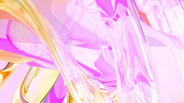 moderne elegante pink violett abstrakte gl&auml;serne Figur - visuelle Dynamik, Design, Hintergrund, Geometrie, kreativ, Hintergrund, Abstraktion, organisch, Kunst