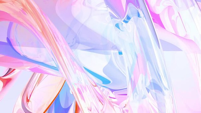 moderne elegante pink violett abstrakte gl&auml;serne Figur - visuelle Dynamik, Design, Hintergrund, Geometrie, kreativ, Hintergrund, Abstraktion, organisch, Kunst
