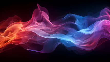 Obraz premium Colorful bokeh and smoke background