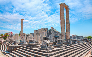Temple of Apollo in Didyma antique city 