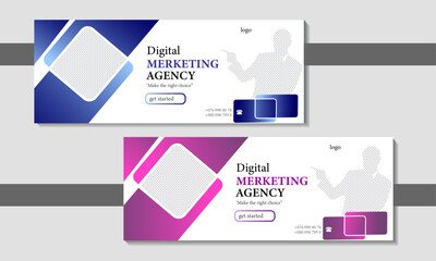 Business Facebook Cover Design. Corporate Facebook Cover Design Template .