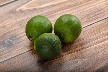 Green sour tropical Lime fruit