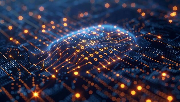 Machine Learning for Data Classification, the concept of digital data organization with an image showing machine learning algorithms classifying data into categories, AI