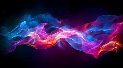 Fototapeta premium Colored smoky light