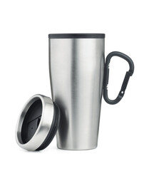 Open steel thermo mug