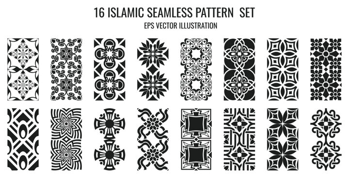 seamless Muslim pattern eps file