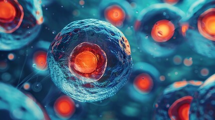 Collaborative research project between universities and biotech companies advances stem cell - obrazy, fototapety, plakaty