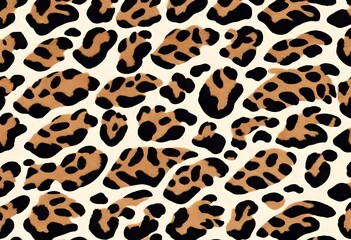 Fototapeta premium abstract cheetah and leopard fur pattern. Yellow orange and black.