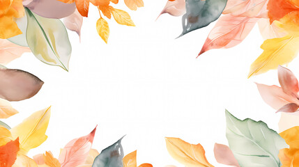 Autumn leaves background