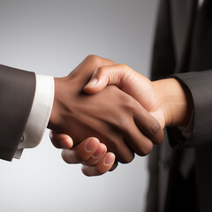 Business Handshake Between Two Professionals
