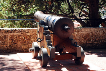 old cannon in the fortress