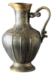 antique jug, amphora, vase isolated on a transparent background. png