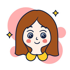 Linear flat figure hairdressing Icon  Pack